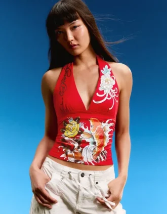Ed Hardy X Bershka Halter Üst