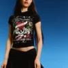 Ed Hardy X Bershka Kısa Kollu Baskılı T-Shirt