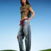 Ed Hardy X Bershka Kısa Kollu Baskılı T-Shirt