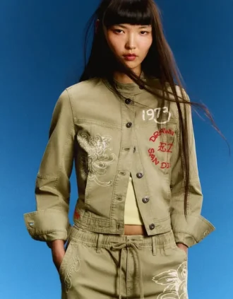 Ed Hardy X Bershka İşlemeli Ceket