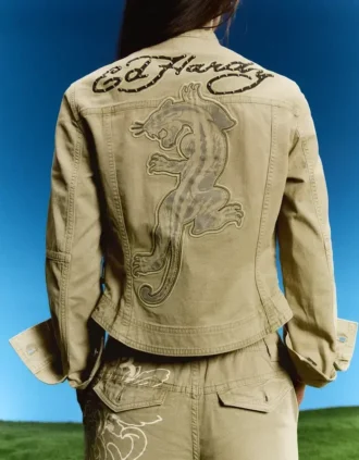 Ed Hardy X Bershka İşlemeli Ceket