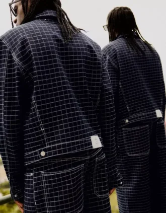 Ekose Denim Ceket
