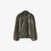 Faux Leather Balon Ceket