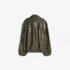 Faux Leather Balon Ceket