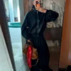 Faux Leather Ceket