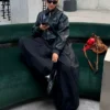 Faux Leather Ceket