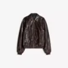 Faux Leather Ceket