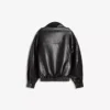 Faux Leather Huni Yaka Ceket