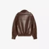 Faux Leather Huni Yaka Ceket