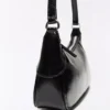 Faux Leather Omuz Çantası