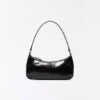 Faux Leather Omuz Çantası
