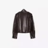 Faux Leather Pileli Ceket