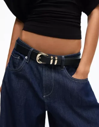 Faux Leather Tokalı Kemer – Aksesuarlar
