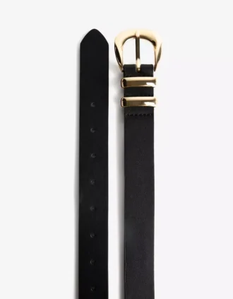 Faux Leather Tokalı Kemer – Aksesuarlar