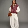 Faux Leather Yelek – Ceketler ve Trençkotlar
