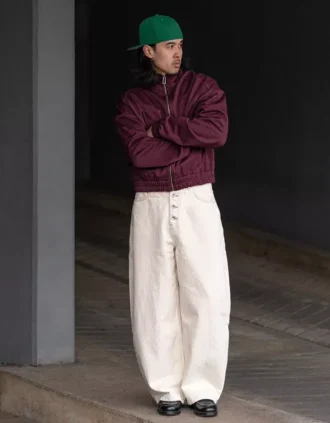 Fermuarlı Baskılı Sweatshirt