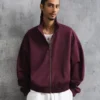 Fermuarlı Baskılı Sweatshirt – Sweatshirtler ve Kapüşonlular