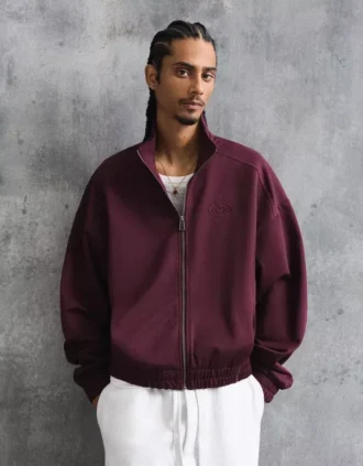 Fermuarlı Baskılı Sweatshirt – Sweatshirtler ve Kapüşonlular