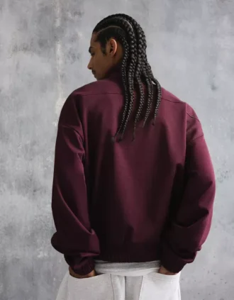 Fermuarlı Baskılı Sweatshirt – Sweatshirtler ve Kapüşonlular