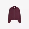 Fermuarlı Baskılı Sweatshirt