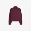 Fermuarlı Baskılı Sweatshirt
