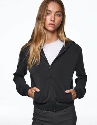Fermuarlı Kapüşonlu Sweatshirt