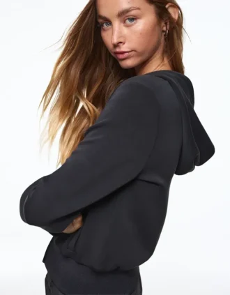 Fermuarlı Kapüşonlu Sweatshirt