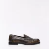 Fırçalanmış Detaylı Büzgülü Loafer