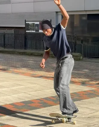 Geniş Paça Bol Kesim Kot Pantolon
