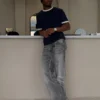 Geniş Paça Bol Kesim Kot Pantolon