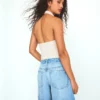 Halter Yaka Bodysuit