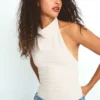 Halter Yaka Bodysuit