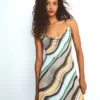 Halter Yaka Mini Elbise