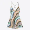 Halter Yaka Mini Elbise