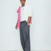 Çift pensli süper baggy pantolonlar