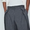 Çift pensli süper baggy pantolonlar