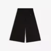 Çizgili Culottes Bermuda Şort