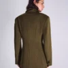 Çizgili Çift Düğmeli Blazer – Ceketler ve Trençkot