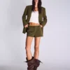 Çizgili Çift Düğmeli Blazer – Ceketler ve Trençkot