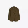 Çizgili Çift Düğmeli Blazer – Ceketler ve Trençkot