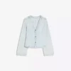 Çizgili Peplum Denim Ceket – Ceketler ve Trençkotlar
