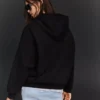Jennie Ruby Desenli Kapüşonlu Sweatshirt – Kadın