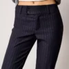 Kapağı olan geniş paça bengalin pantolonlar