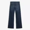 Kapaklı Düşük Bel Bootcut Kot Pantolonlar