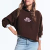 Kapüşonlu Baskılı Sweatshirt