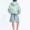 Kapüşonlu Baskılı Sweatshirt