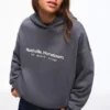 Kapüşonlu Baskılı Sweatshirt – Üst Giyim ve Bodyler