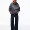 Kapüşonlu Baskılı Sweatshirt – Üst Giyim ve Bodyler