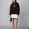 Kapüşonlu Titanic Desenli Kapüşonlu Sweatshirt