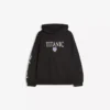 Kapüşonlu Titanic Desenli Kapüşonlu Sweatshirt